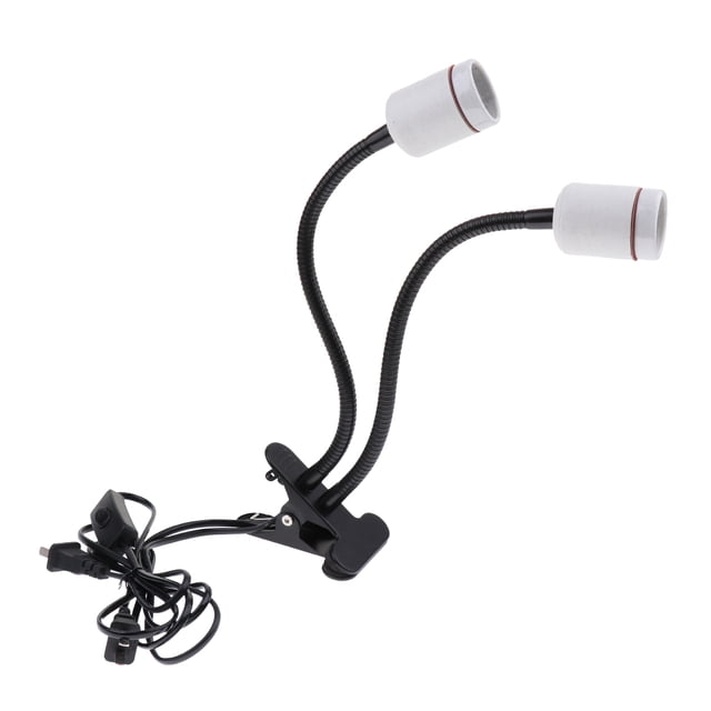 Titular De La Lámpara De Anfibios De Flexible De Cabezas E27 Titular De De Luz De Calor Para Tortuga Tortuga De Sunnimix Reptile Lamp Holder