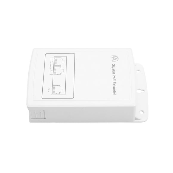PoE Gigabit Extender 1 in 2 Out Repeater,3-Port Outdoor Waterproof PoE Switch Extender, with 1000Mbps Data Transmission