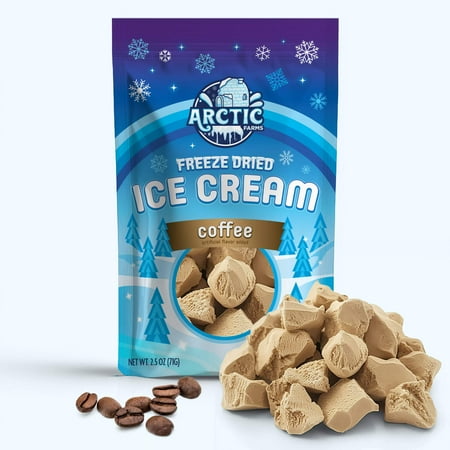 Freeze Dried Ice Cream That Does Not Melt (Bits) (Coffee) (2.5oz)