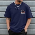 thumbnail image 6 of Ramiter Men's 250th America Anniversary Casual Printed T-Shirt American Flag Shirt Men 250 Years of Freedom Shirt(Dark Blue,2XL), 6 of 6