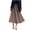 Light Brown, variant on Women Tulle Midi Skirts A-line Layered Solid Skirt High Waist Tutu Flowy Skirt Romantic Party Wedding Skirts Breathable Lightweight Ankle Length Skirts Pink L