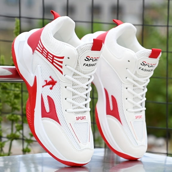 [Sneakers] The New Men'S Basketball Shoes Feature a Breathable Mesh Design for Maximum Comfort. These Outdoor Shock-Absorbing Running Shoes Utilize High-Rebound Cushioning Technology for a Smoother