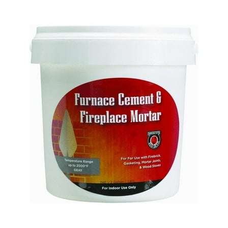 MEECO MFG 1355 1/2GAL Furnace Cement, Grey
