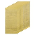 thumbnail image 1 of 10 Hojas de Calcomanías de Letras del Alfabeto para Uñas 3D Letras Mayúsculas y Minúsculas A a Z Dorado Autoadhesivas, 1 of 6