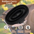 thumbnail image 4 of ACDANC Rubber Curry Comb with Handle, Horse Grooming Brush & Shampoo Brush for Dogs, Cats & Horses, Shedding Curry Comb for Short & Long Hair, Pet Bathing & Shower Supplies, 4 of 7