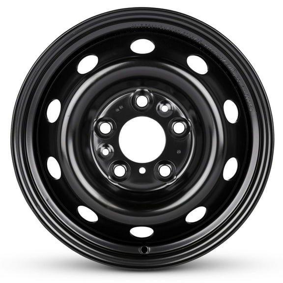 For 2014-2025 Dodge Promaster 2500 16 Inch Painted Black Rim - OE Direct Replacement - Road Ready Car Wheel