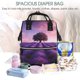 thumbnail image 5 of Easygdp Lavender Field Sunset para Bolsa de Bebé de Gran Capacidad con Múltiples Bolsillos, Bolsa de Pañales para Padres, Bolsa de Viaje Organizada y Elegante, 5 of 6