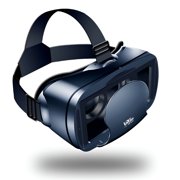 GJX VR Headset with Remote Controller, HD 3D VR Glasses Virtual Reality Headset for VR Games & 3D Movies, VR Headset for iPhone/Android phone Compatible 5-7 inch