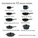 thumbnail image 2 of Batería de Cocina Ekco 12 piezas  Acero Esmaltado Gris con Duraflon Pro, 2 of 4