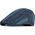 thumbnail image 3 of CoCopeaunts Newsboy Hats for Women Fashion Denim Beret Cap Men Women Adjustable Ivy Cap Male Female Artist Painter Beret Hat, 3 of 7