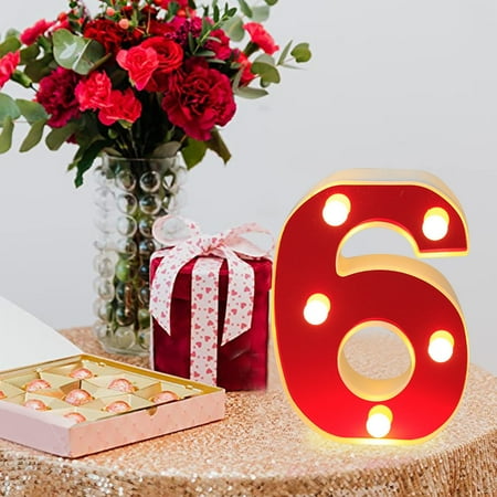 

Letters Up Standing Light Light Wihte Hanging Warm Lights Letter LED Home Decor 1PCS