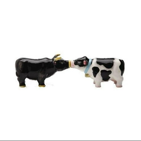 UPC 726549081620 product image for Kissing Cow and Black Angus Bull Salt and Pepper Shaker Set | upcitemdb.com