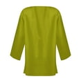 thumbnail image 4 of Sakmal Green Winter Coats for Women Plus Size Cover-Up Elbow-Length Loose Fit Cardigan Solid Flowy Ladies Jackets, 4 of 5