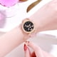 thumbnail image 2 of Reloj digital para mujer con pantalla luminosa y luz nocturna | Correa de acero y esfera de espejo resistente a arañazos | Reloj moderno y personal para uso diario, 2 of 2