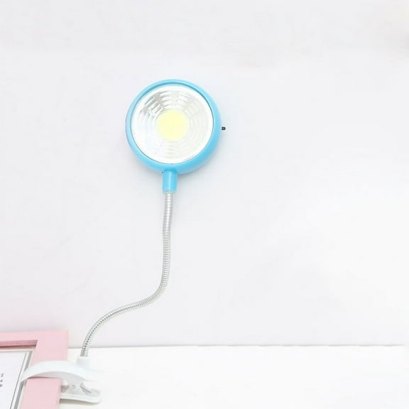 Daiosportswear LED Clip-On Table Lamp, Adjustable & Portable Desk Lamp, High Brightness, Energy-Efficient, White Shell, 5.1\