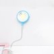 thumbnail image 1 of Clip-On LED Table Lamp | ABS Folding Flexible Desk Light with Adjustable Metal Hose | High Brightness Circular Cabinet Lamp | Portable Energy Saving Clamp-On Night Light | White, 1 of 6