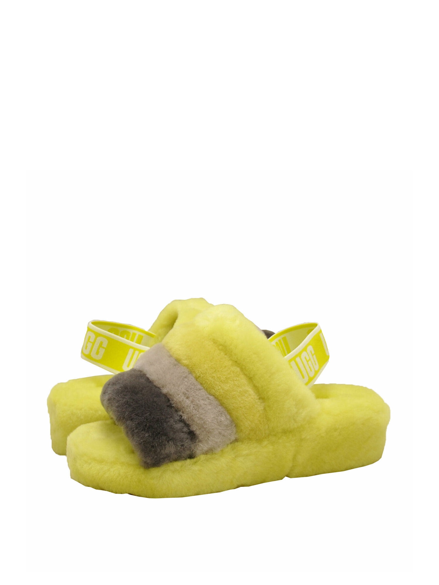 UGG Fluff Yeah Slide Women's Sheepskin Slipper Sandals 1097169 - Walmart.com