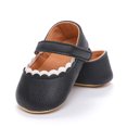 thumbnail image 5 of Yoyauz Baby Girl Mary Jane Shoes Anti Slip Rubber Sole Ballet Slippers Princess Dress Wedding Shoes Newborn Kids Shoes Toddler Shoes（0-12 Month）, 5 of 5