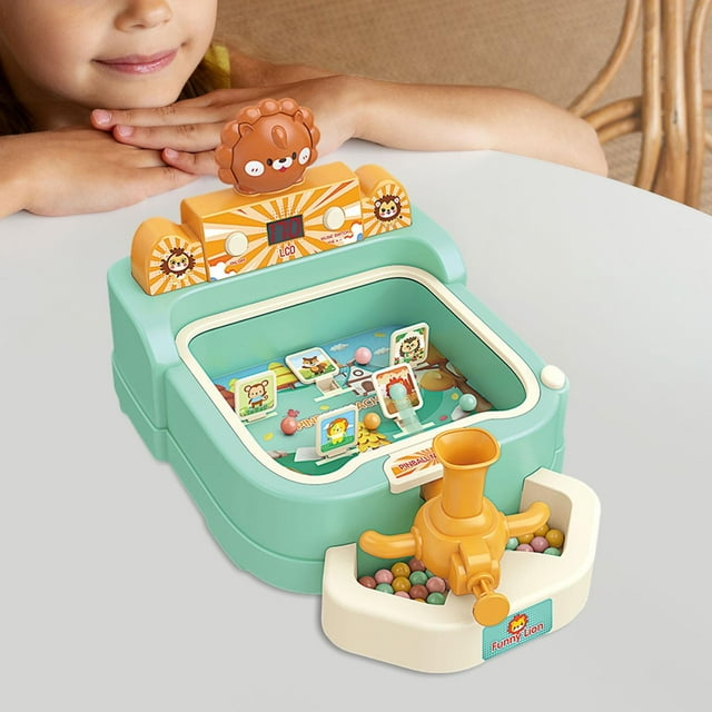 BELOVING Kids Pinball Game Developmental Toy Sturdy Table Electronic Pinball Children green