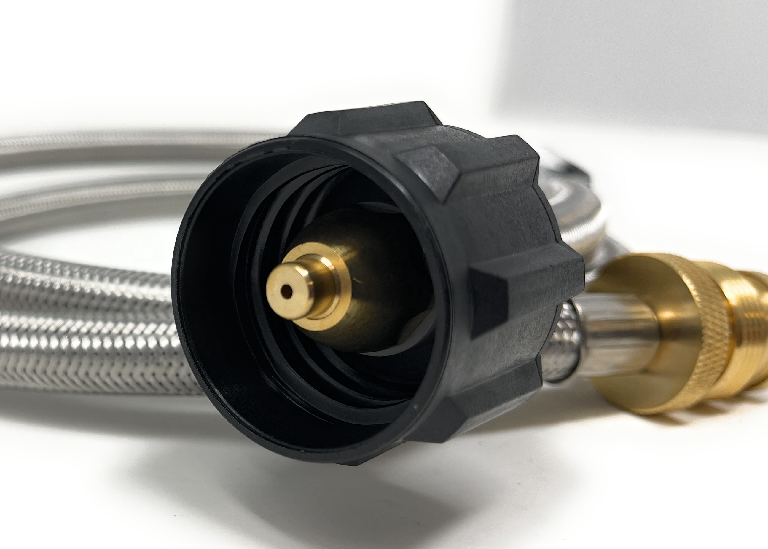 Madol Hose Adapter Assembly 10’ (120”) 1lb to 20lb Propane Tank Converter for QCC1/ Type1