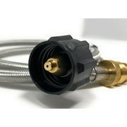 Madol Hose Adapter Assembly 10’ (120”) 1lb to 20lb Propane Tank Converter for QCC1/ Type1