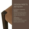 thumbnail image 6 of Open Box Maven Lane Rustic Dining Chair, Brown with Clay Canvas Fabric, 2pc, 6 of 6