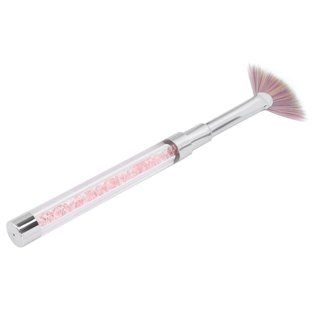 Fan Brush, Beautiful Practical Firm Durable Fan Shape Nail Brush For Nail Learners For Home