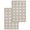 LightGrey Beige, variant on Grey Plaid Kitchen Dish Towels for Drying Dishes Set of 2, Country Cute Love Pastoral Heart Lattice Waffle Weave Microfiber Hand Tea Bathroom Towels Quick Dry & Absorbent Towel 15.7x23.6