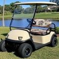thumbnail image 2 of Jeiento Cute Paw Golf Cart Front Seat Cover Set Boho Flower Golf Cart Seat Blanket Fit for Club Car Precedent Ordinary Front Seat Cushion Soft and Comfortable, 2 of 7