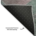 thumbnail image 5 of Addison Rugs Mayfield Premium Machine Washable Transitional Swirls Sage Rectangle Rug, 3' x 5', 5 of 7