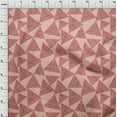 thumbnail image 3 of oneOone Cotton Silk Fabric Rectangle & Triangle Geometric Print Fabric BTY 42 Inches Wide, 3 of 4