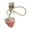 A, variant on SmartBy Crochet Flower Keychain Handmade Flower Fruit Bag Charm Cute Keychain Pendant with Faux Pearl Chain Accessory for Girls Women Keys Backpack
