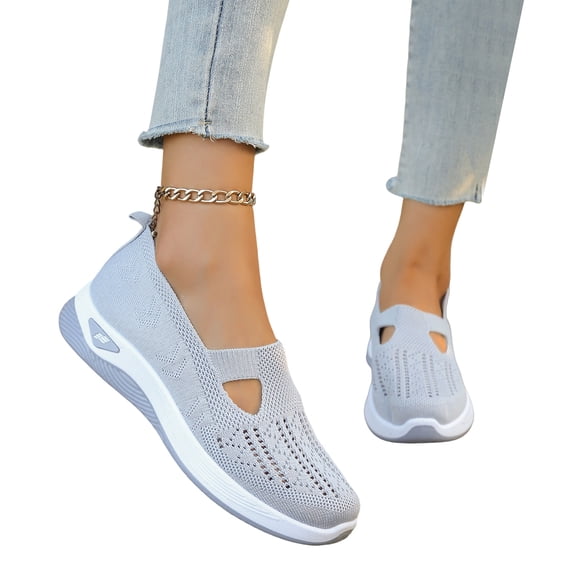 Willtoo Orthopedic Dress Shoes for Women Arch Support Golf Shoes Lightweight Non Slip Slip on Business Casual Shoes Mesh Stretch Comfortable 2026 New Orthopedic Shoes