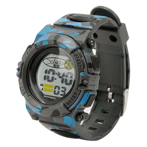 Reloj Deportivo de 12 24 Horas Reloj Digital Reloj Cronógrafo Noctilucente a Prueba de Agua para Hombres Regalo para Estudiantes Color de Camuflaje Al Aire Libre ANGGREK Otros