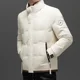 thumbnail image 2 of Chaqueta de plumón ultraligera corta con cuello alto para hombre, ropa de diseñador para hombre, chaqueta de invierno 2024 con relleno de plumón de pato para hombre, abrigo para hombre, 2 of 5