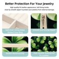 thumbnail image 3 of St. Patrick's Day Travel Portable Square Jewelry Box Earring Necklace Bracelet Holder Organizer Display Case Stand Decorative Box Storage Box, 3 of 6