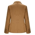 thumbnail image 3 of Blazers for Women Oversized Single Breasted Button Notch Lapel Business Blazer Suit Jacket Casual Solid Loose Comfy Open Front Long Sleeve Work Office Blazer Jackets, 3 of 6