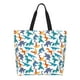 thumbnail image 1 of Disketp Block Dinosaur Bolsa Tote Estampada para Mujer, Bolso de Hombro y de Mano para Compras y Viajes, 1 of 8
