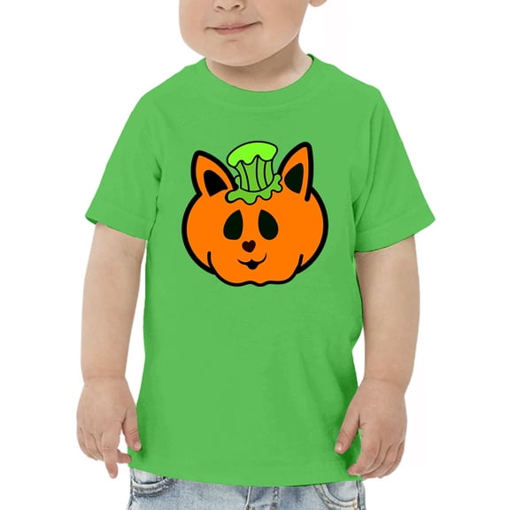 Cat Pumpkin Pin T-Shirt Toddler -Rose Khan Designs,  4 Toddler
