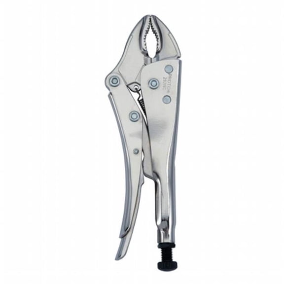 Proto 577-292NC 10 in. Locking Pliers Curved Jaw, Nickel Chrome