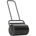 thumbnail image 2 of Outsunny 20-Inch Push/Tow Behind Lawn Roller Filled with 10 Gal Water or Sand for Flattening Sod in the Garden, Black, 2 of 9