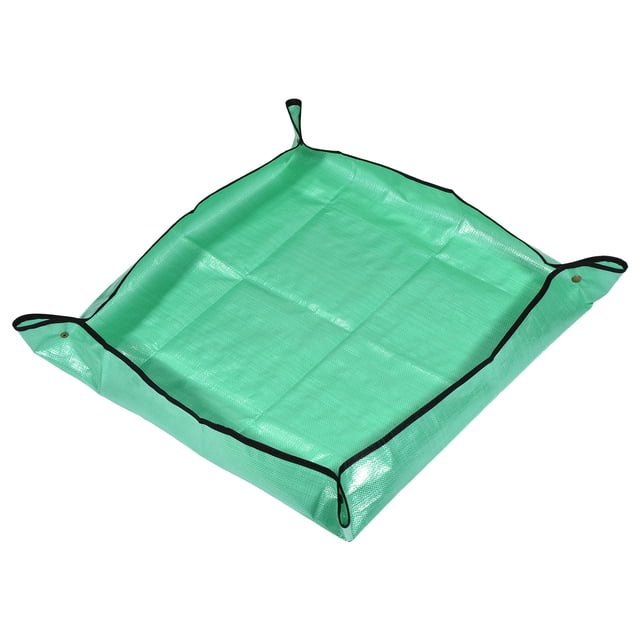 Unique Bargains 39'' Waterproof Transplanting Gardening Plant Repotting Mat, Green