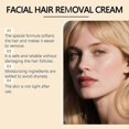 thumbnail image 4 of 50g Gentle Peach Depilatory Cream For Sensitive Skin Fast Acting Facial Hair Remover For Women Men, Smooth Skin For All Skin Types, 4 of 5