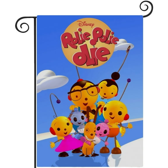 Rolie Polie Olie-themed Garden Flag. Perfect gift for fans, friends, and family members, and suitable for outdoor activities, party decorations11''x18''