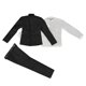 thumbnail image 3 of Tholdsy 1/6  Coat Pants Shirt Set 12'' Body Figure for Male Juguetes Traje Túnica China Negro, 3 of 6