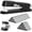 Black, variant on Metal Stapler Heavy Duty 50 Sheet Capacity with 1750 Staples and Staple Remover, Full Strip Staplers for Desk, No Jam, Non-Slip for Office & Classroom, Black