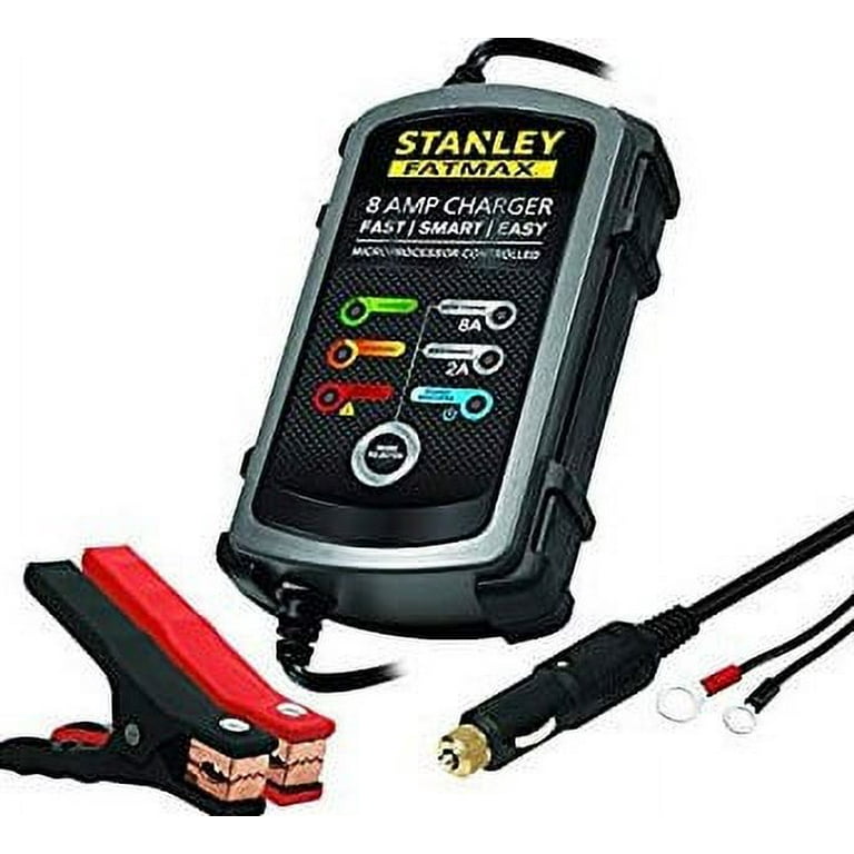 STANLEY FatMax 8 Amp Battery Charger Maintainer BC8S