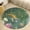 style, variant on Lucky Koi Fish Lotus Leaf Washable Round Rug -Circle Area Rugs for Nursery Bedroom, Vintage Non Slip Non Shedding Low Pile Carpet for Living Room Coffee Table Entryway