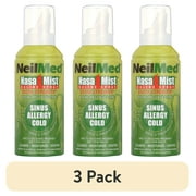 (3 pack) NeilMed NasaMist Hypertonic Extra Strength Nasal Saline Spray 4.5 oz