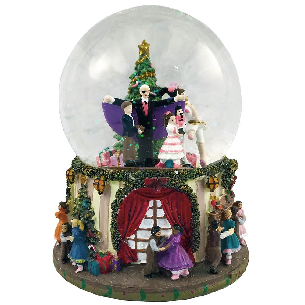 Musical Party Scene Snow Globe Plays Nutcracker Suite March Walmart